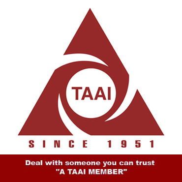 We are TRAVEL AGENTS ASSOCIATION OF INDIA (TAAI) affiliated.